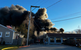 ABC Supply Co. Pawtucket, R.I. branch caught fire. 