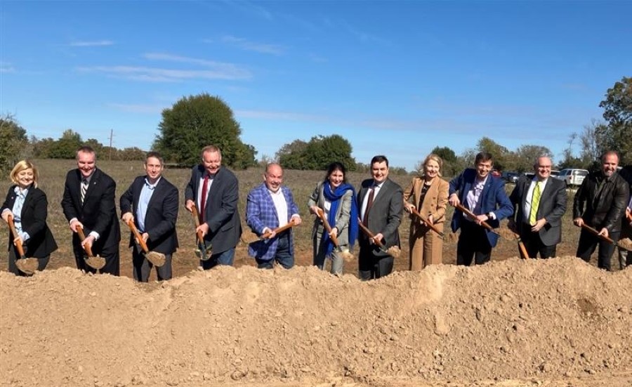 Saint-Gobain broke ground on a new CertainTeed plant in Bryan, Texas.