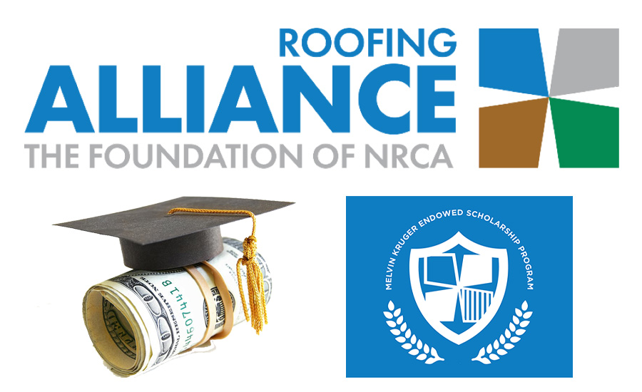 Roofing-Alliance Melvin Kruger Endowed Scholarship Program is now accepting applications. Deadline is Jan. 31, 2024.