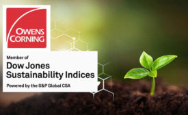Owens Corning Earns Place on Dow Jones Sustainability World Index