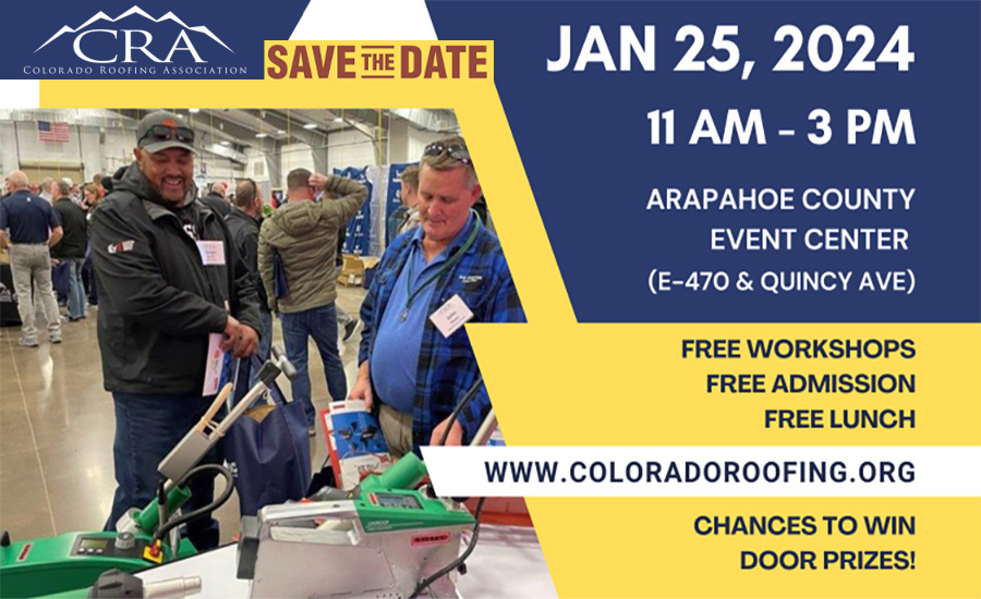 Colorado Roofing Association’s annual Table Top Trade Show 