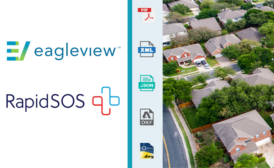 EagleView's geospatial technology will now be used by RapidSOS to help first responders act quicker in emerhencies.