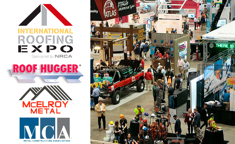 Roof Hugger and McElroy Metal experts will collaborate at the International Roofing Expo.
