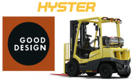 Hyster's H40-70A forklift series (pictured) clinched a 2023 GOOD DESIGN Award.