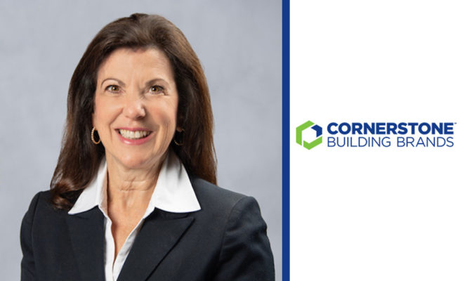 Dr. Marcia Avedon (pictured) has been appointed to the board of Cornerstone Building Brands.