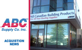 ABC Supply acquires the assets of All Canadian Building Products (pictured).