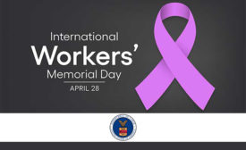 The Department of Labor will celebrate Workers Memorial Day on April 28, 2024.
