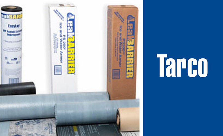 A picture of Tarco’s new moisture protection solutions LeakBarrier 25RA self-adhered flashing membrane.