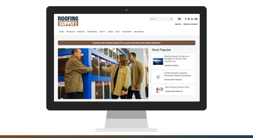 Register for website access to Roofing Supply Pro